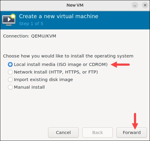 پیش نیازهای نصب kvm